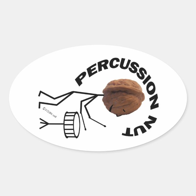 Adesivo Oval Percussion Nut (Frente)