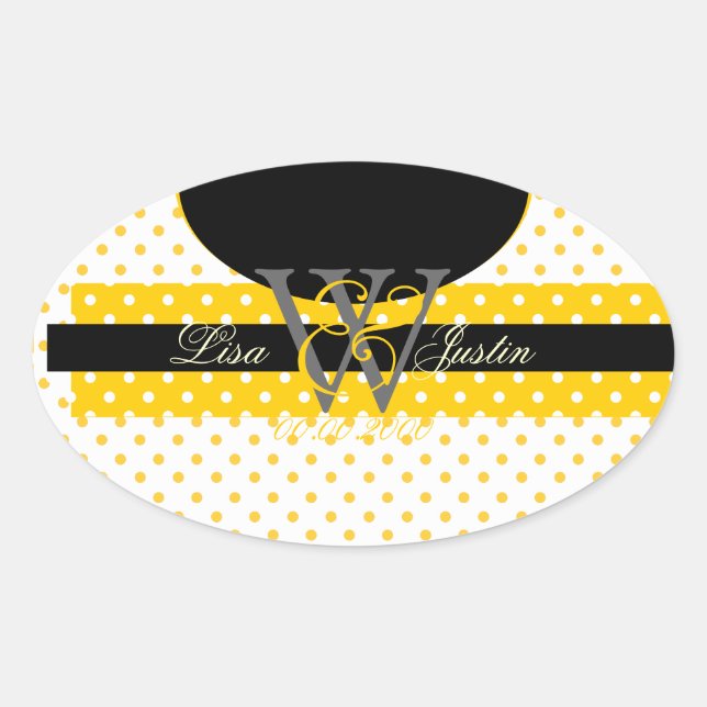 Adesivo Oval PIxDezines DIY cores, pontos et al. (Frente)