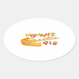 Adesivo Oval Pizza de Docinho de mamãe