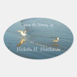 Adesivo Oval Placa de Seleção Personalizada de Molas de Wading