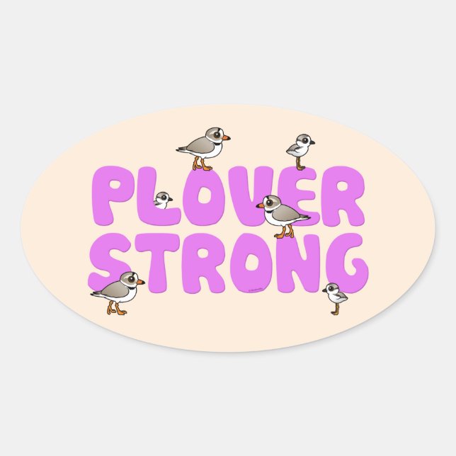 Adesivo Oval Plover Strong (Frente)