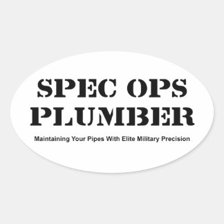 Adesivo Oval Plumbador de Ops de Espec