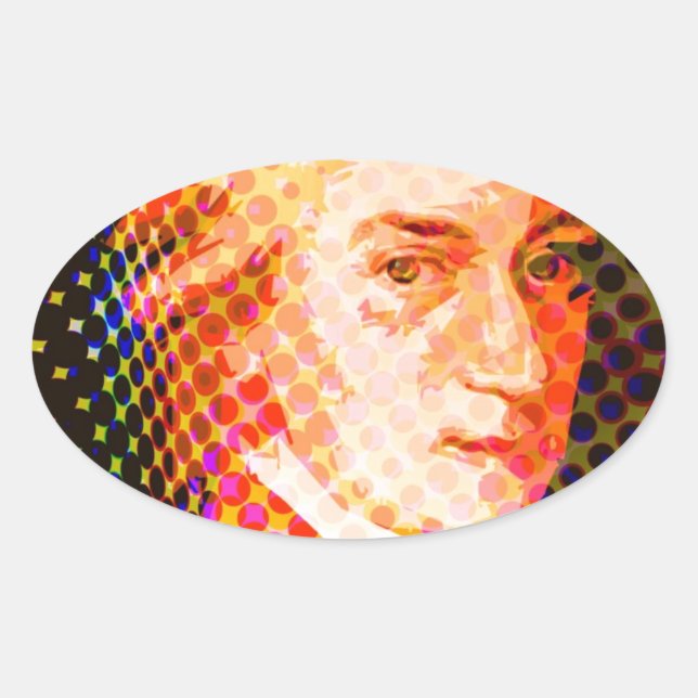 Adesivo Oval Pop Mozart (Frente)