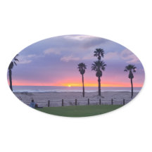 Pôr do Sol Roxo na Praia