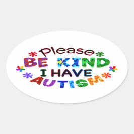 Adesivo Oval Por Favor, Tenha A Certeza Que Tenho Vinheta Oval 