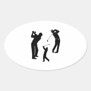 Adesivo Oval Pro de golfe