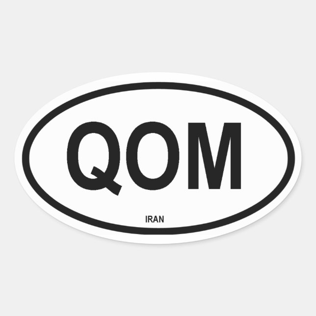 ADESIVO OVAL QOM (Frente)