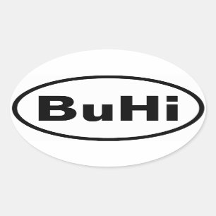 Adesivo Oval QUATRO BuHi