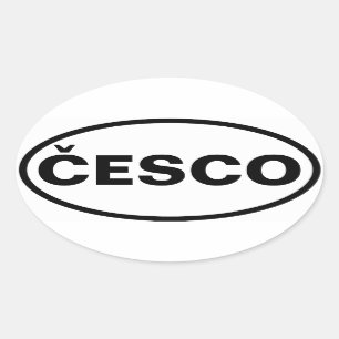 Adesivo Oval QUATRO Česko