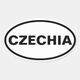 Adesivo Oval QUATRO Czechia