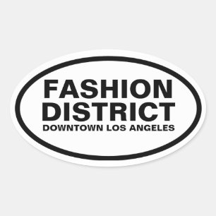 Adesivo Oval QUATRO "Distrito de Fashion"