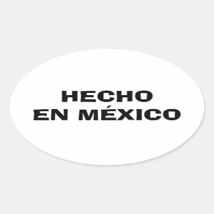 Adesivo Oval QUATRO Hecho no México