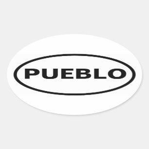 Adesivo Oval QUATRO Pueblo, Colorado