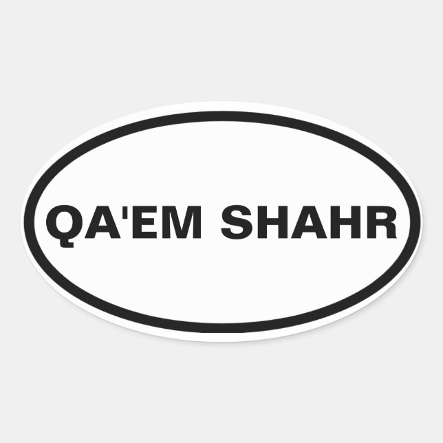 Adesivo Oval QUATRO Qa'em Shahr (Frente)