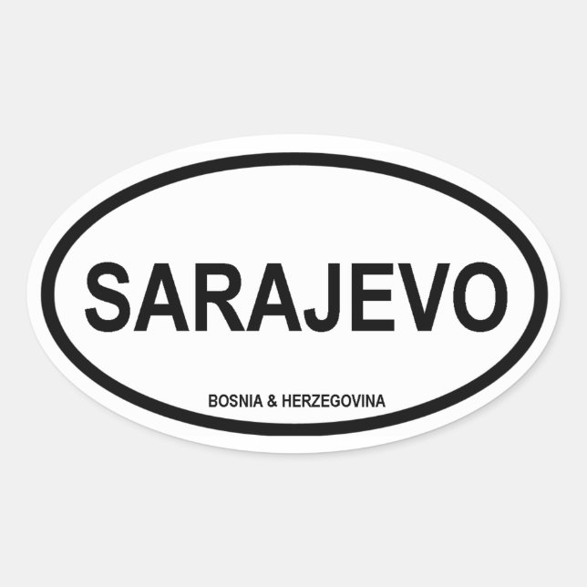 Adesivo Oval QUATRO Sarajevo (Frente)