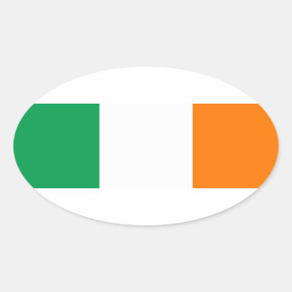 Adesivo Oval Quatro Sinalizador Irlanda