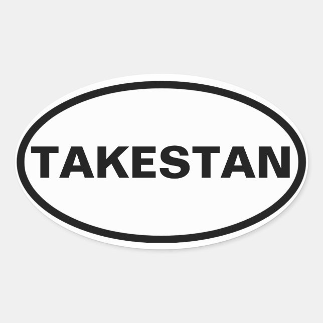 Adesivo Oval QUATRO Takestan (Frente)