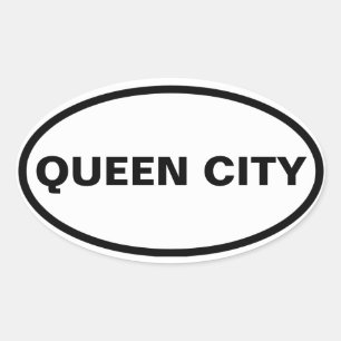 Adesivo Oval QUATRO Toronto "QUEEN CITY"