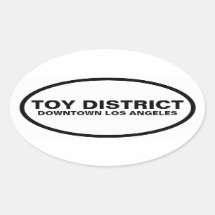 Adesivo Oval QUATRO "Toy District"