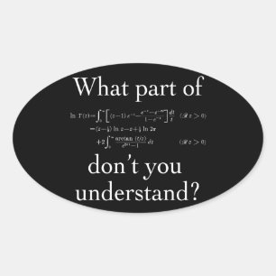 Adesivo Oval Que parte de... Branco no escuro