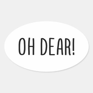 ADESIVO OVAL QUERIDA!