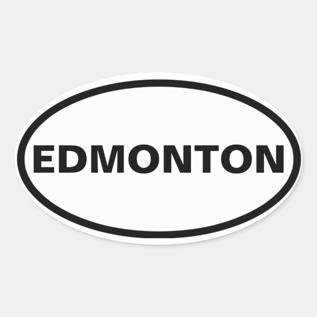 Adesivo Oval QUOUR Edmonton (Frente)