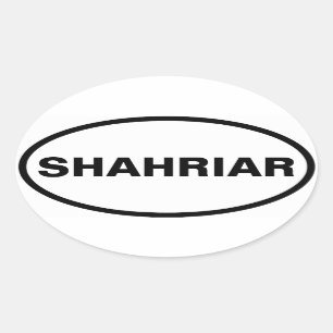 Adesivo Oval QUOUR Shahriar