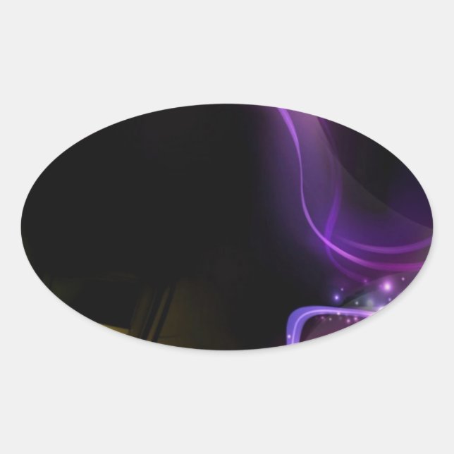 ADESIVO OVAL RAINBOW DJ (Frente)
