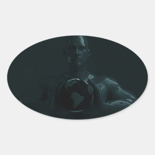 Adesivo Oval Rede de informações on-line como transferência dig