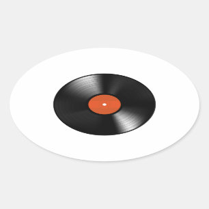 Adesivo Oval Registro do Vinyle