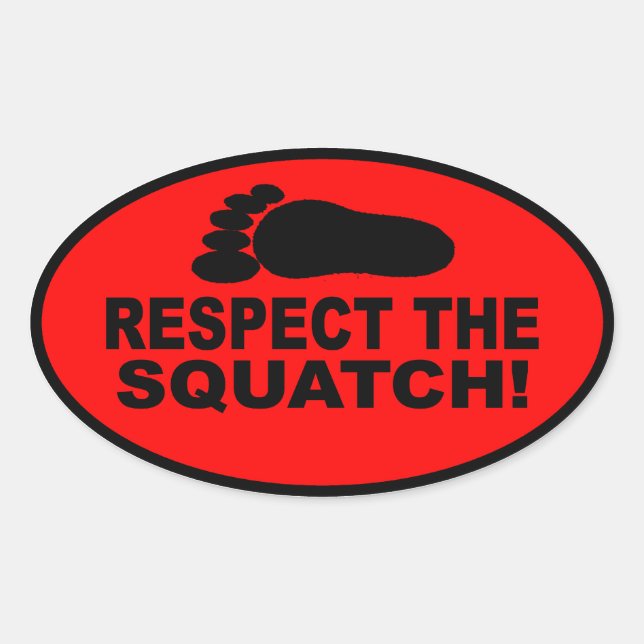 Adesivo Oval RESPEITE A BOLSA! Parece um PRO em Bobo (Frente)