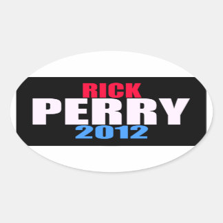 Adesivo Oval Rick Perry 2012