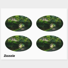 Adesivo Oval Rochdale Canal, Sowerby Bridge