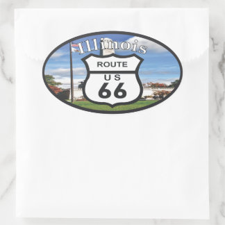 Adesivo Oval route 66