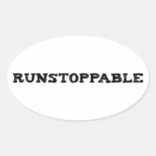 Adesivo Oval Runstopable