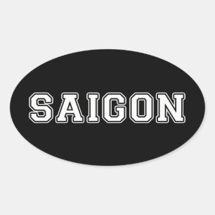 Adesivo Oval Saigon