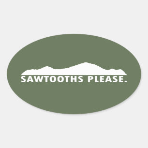 Adesivo Oval Sawtooooos, por favor