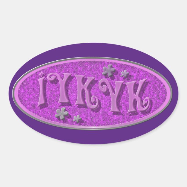 Adesivo Oval Se Você Conhece O Tempo De Retorno Epic Do Slogan (Frente)