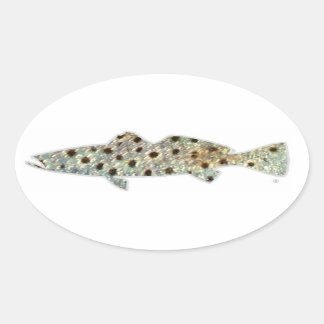 Adesivo Oval Seatrout "Espectrado" por Patternwear ©