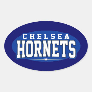 Adesivo Oval Segundo grau De Chelsea; Caprinos