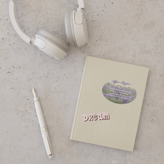 Adesivo Oval Serenity Prayer Lavanda Garden Floral (In Situ Journal)