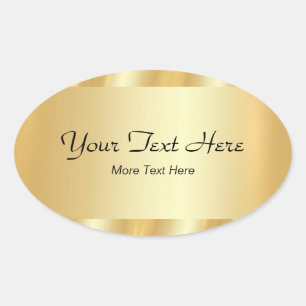 Adesivo Oval Seu Texto Personalizado Modelo de Letra Elegante D