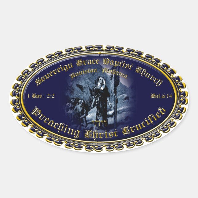 Adesivo Oval SGBC Anniston Sticker (Frente)