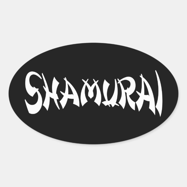 ADESIVO OVAL SHAMURAI (Frente)