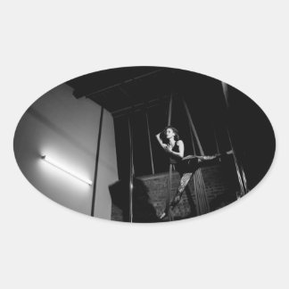 Adesivo Oval Silk Sticker