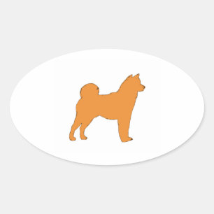 Adesivo Oval Silo color.png de Shiba Inu