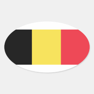 Adesivo Oval Sinalizador Oval Euro-Estilo Bélgica*