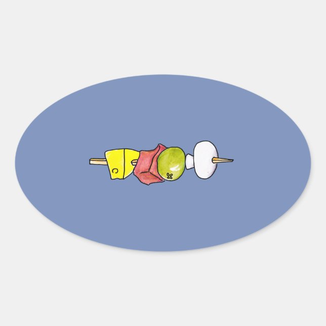 Adesivo Oval Skewer (Frente)