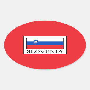 Adesivo Oval Slovenia