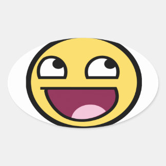 ADESIVO OVAL SMILE JESUS TE AMA